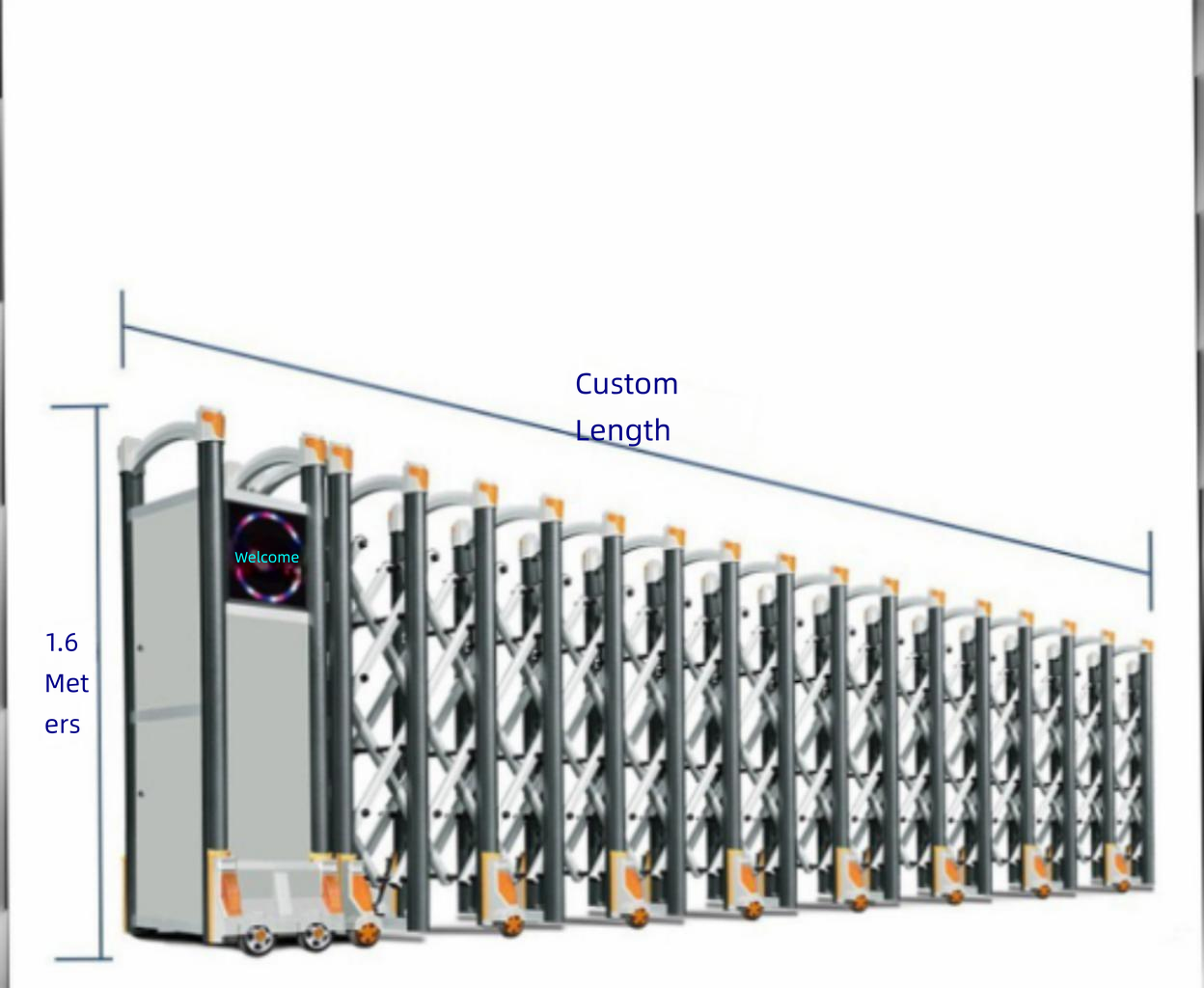 Automatic Telescopic Retractable Driveway Gate - 图片 4