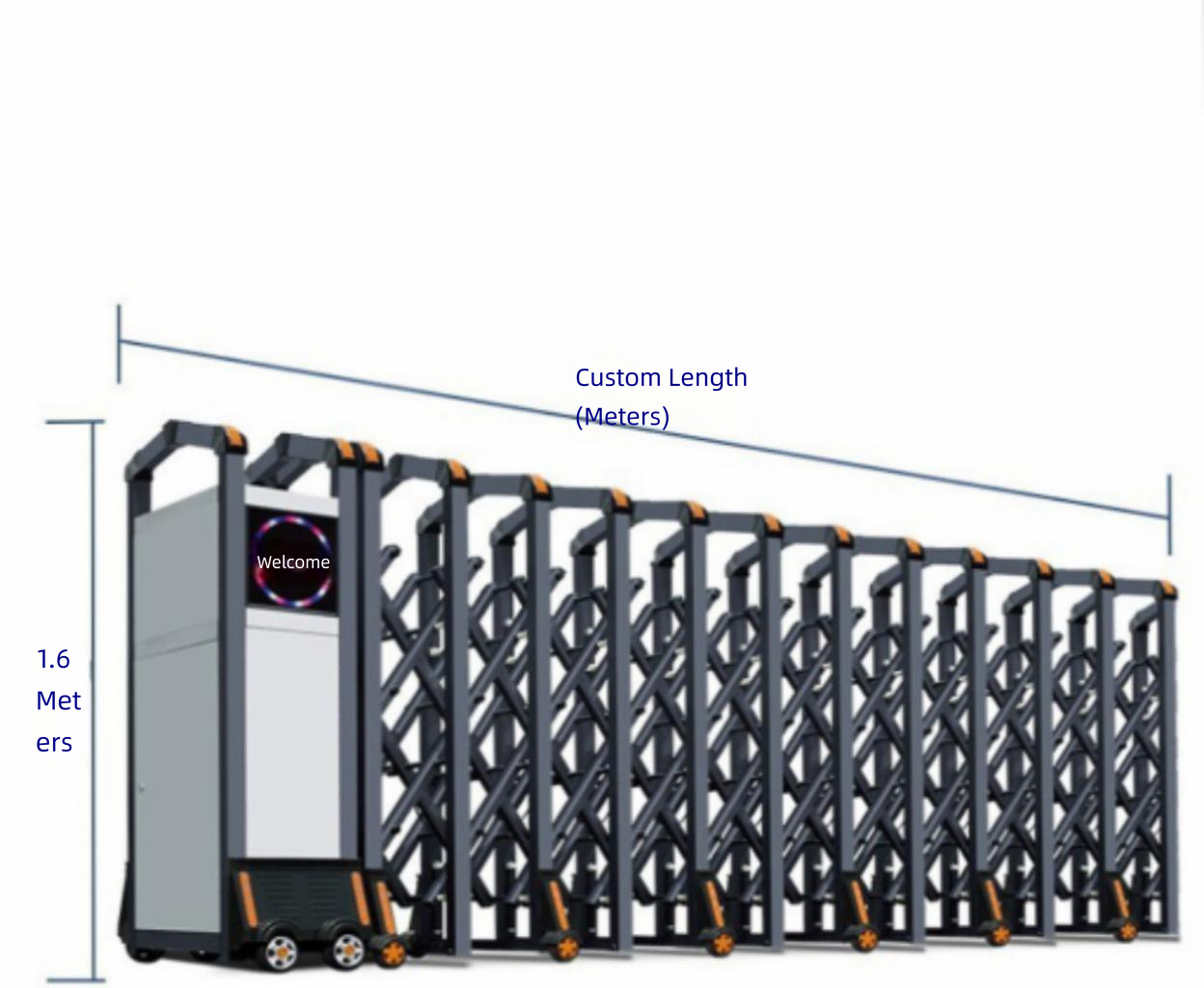 Automatic Telescopic Retractable Driveway Gate - 图片 5