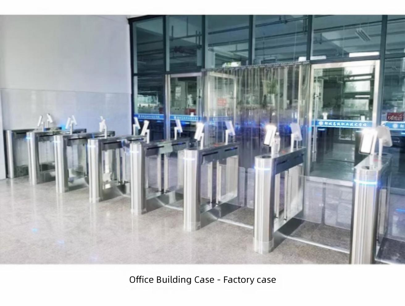 Stainless Steel Pedestrian Access Control Turnstile Gate, RFID Card Face Recognition Security Entrance Turn‑stile - 图片 14