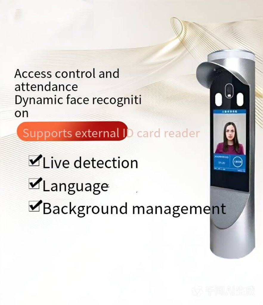 Stainless Steel Pedestrian Access Control Turnstile Gate, RFID Card Face Recognition Security Entrance Turn‑stile - 图片 8