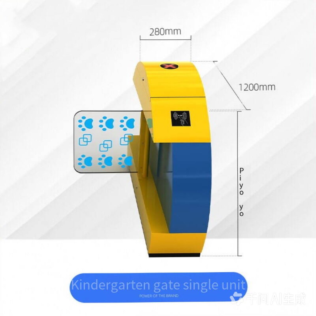 Stainless Steel Pedestrian Access Control Turnstile Gate, RFID Card Face Recognition Security Entrance Turn‑stile - 图片 3