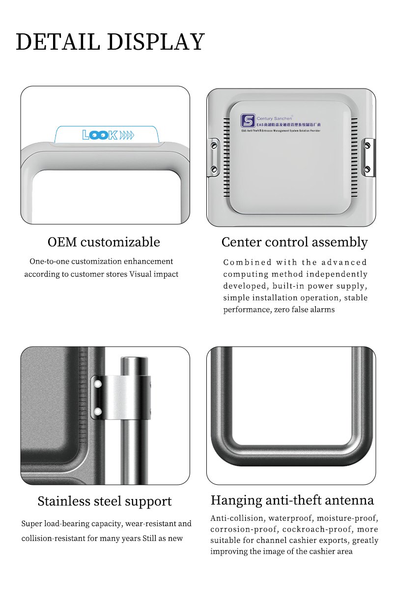 EAS Anti-Theft Gate | AM Security Antenna for Supermarkets & Stores - 图片 11